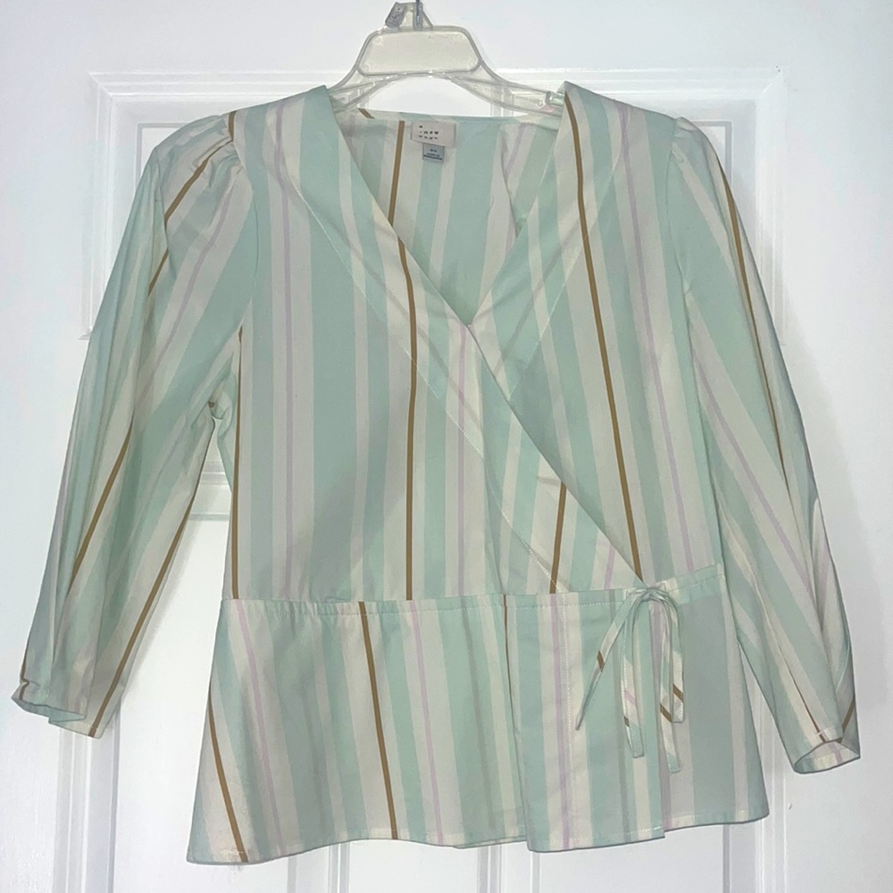 A New Day Stripe Blouse